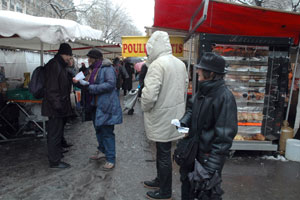 PLace de la Bastille, marché, boire, boivent,